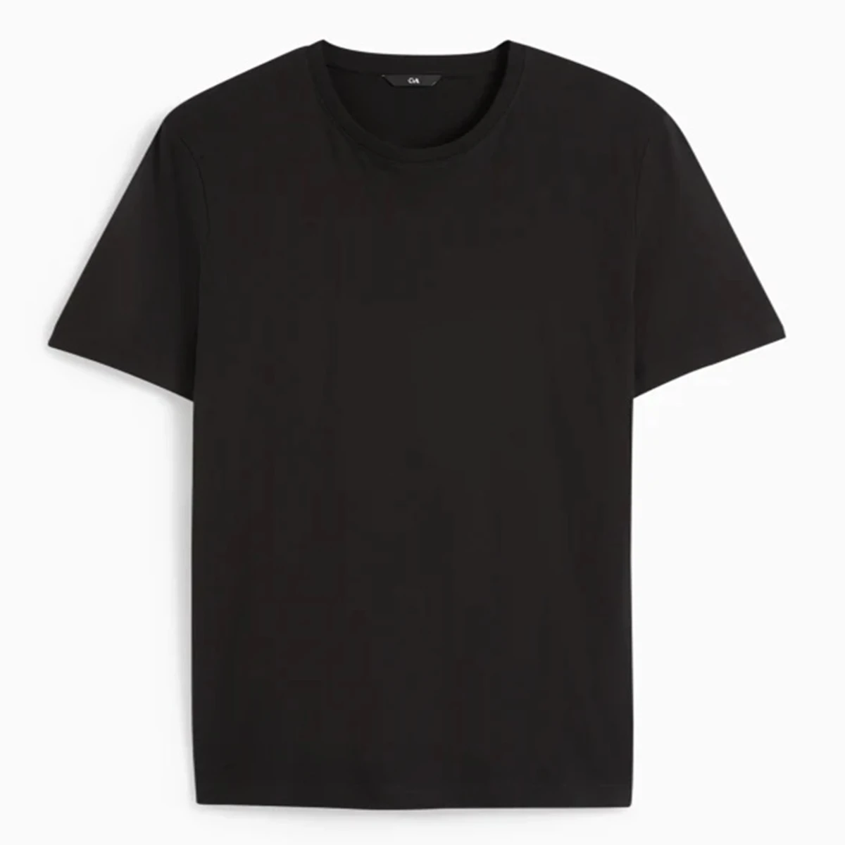 Solid T-shirt "BLACK" TS-02