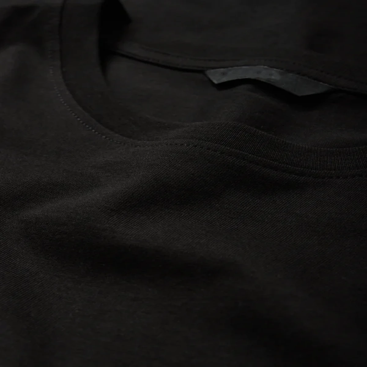 Solid T-shirt "BLACK" TS-02