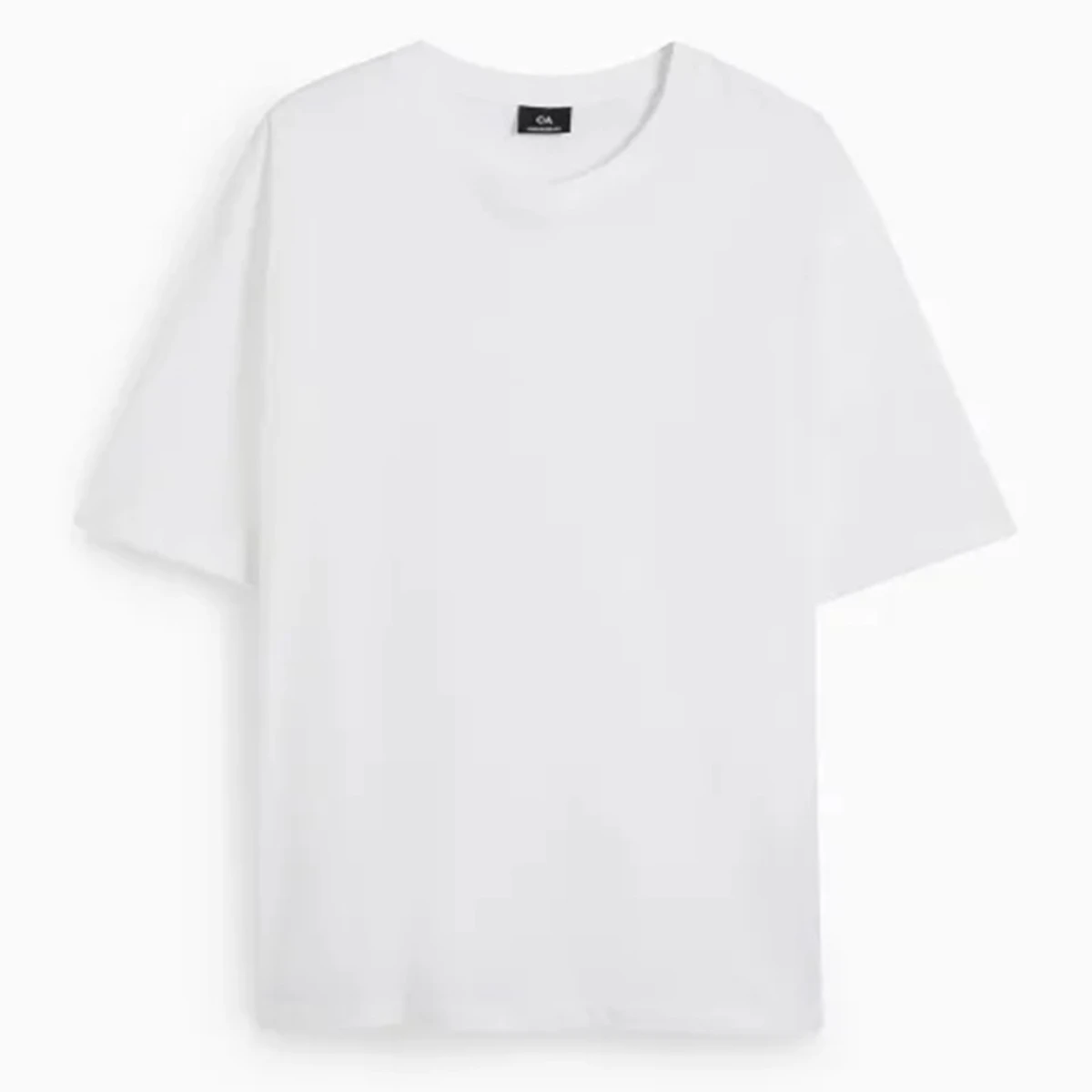 Oversized or Drop Shoulder Solid T-shirt "WHITE" - DS01