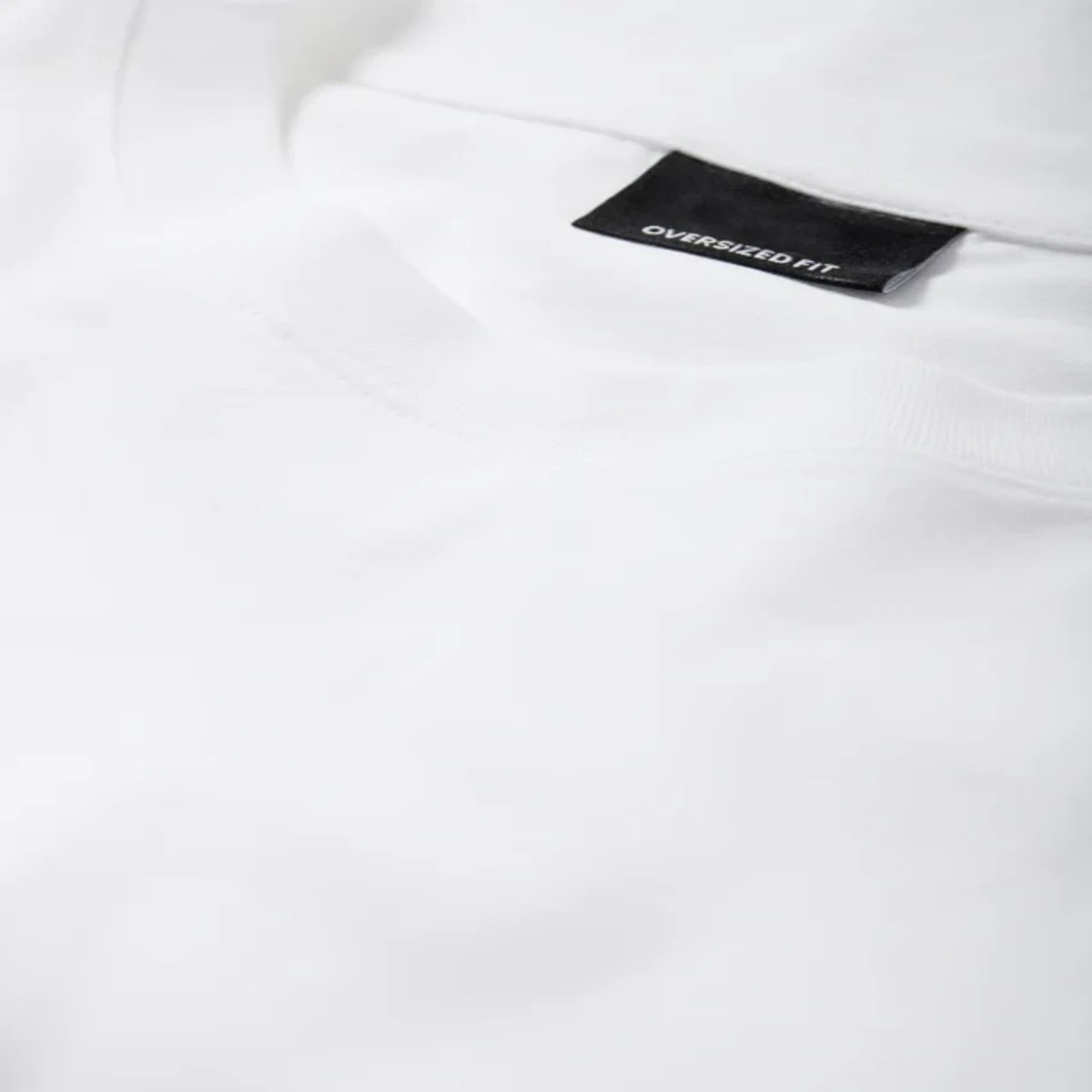 Oversized or Drop Shoulder Solid T-shirt "WHITE" - DS01