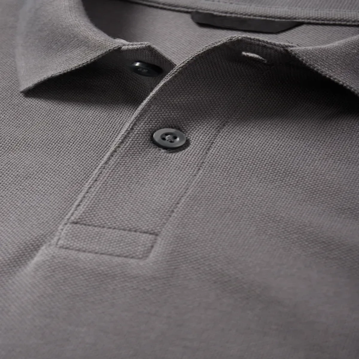 Solid Poloshirt "DARK GRAY" - PM03